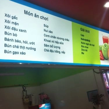 Thực đơn- Quán Ăn Food Court - Coopmart Nha Trang