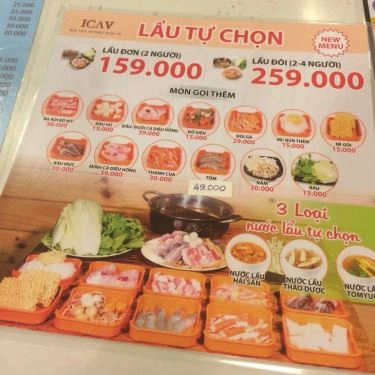 Thực đơn- Quán Ăn Food Studio - Centre Mall Phạm Hùng