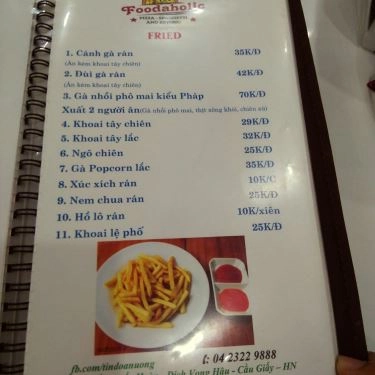 Thực đơn- Quán Ăn Thịnh Phát - Lẩu & Nướng