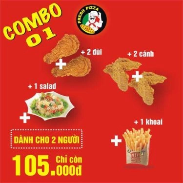 Thực đơn- Quán Ăn Fresh Pizza - Linh Đàm