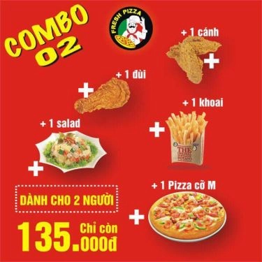 Thực đơn- Quán Ăn Fresh Pizza - Linh Đàm