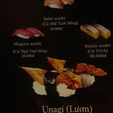 Thực đơn- Nhà Hàng Fresh Sushi - Nguyễn Cư Trinh