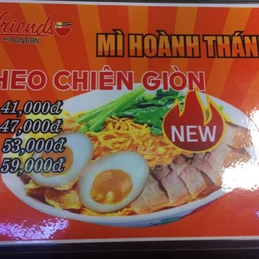 Thực đơn- Quán Ăn Friends By Pontian - Mì Singapore - Lotte Mart Gò Vấp