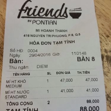 Tổng hợp- Quán Ăn Friends By Pontian - Mì Singapore - Nguyễn Tri Phương