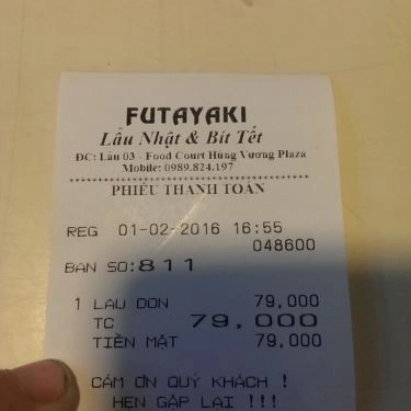 Tổng hợp- Quán Ăn Futayaki - Lẩu Nhật Và Bít Tết - Hùng Vương