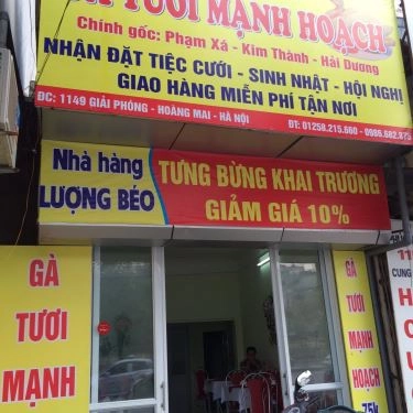 Tổng hợp- Quán Ăn Lượng Béo - Gà Tươi Mạnh Hoạch