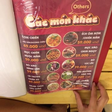 Thực đơn- Quán Ăn Gà Bay - Gà Nướng & BBQ