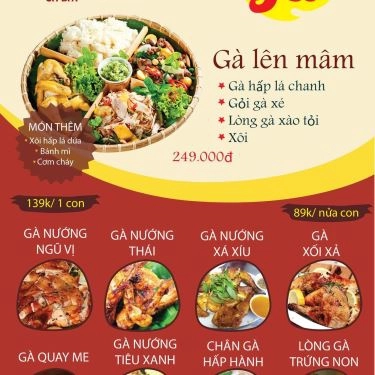 Thực đơn- Quán Ăn Gà Bay - Gà Nướng & BBQ