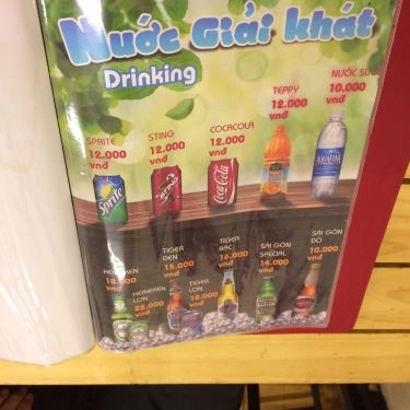 Thực đơn- Quán Ăn Gà Bay - Gà Nướng & BBQ