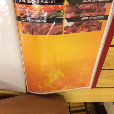 Thực đơn- Quán Ăn Gà Bay - Gà Nướng & BBQ