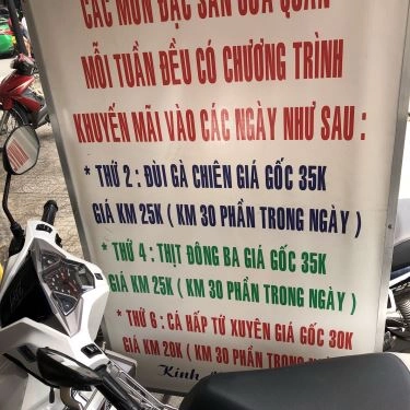 Thực đơn- Quán Ăn Gà Hấp Muối & Cơm Gà Quảng Đông