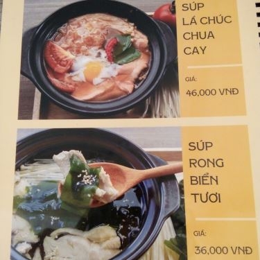 Thực đơn- Quán Ăn Gà Nướng Ò Ó O - 82 Tô Vĩnh Diện