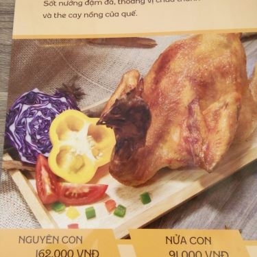 Thực đơn- Quán Ăn Gà Nướng Ò Ó O - 82 Tô Vĩnh Diện