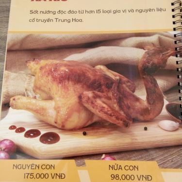 Thực đơn- Quán Ăn Gà Nướng Ò Ó O - 82 Tô Vĩnh Diện