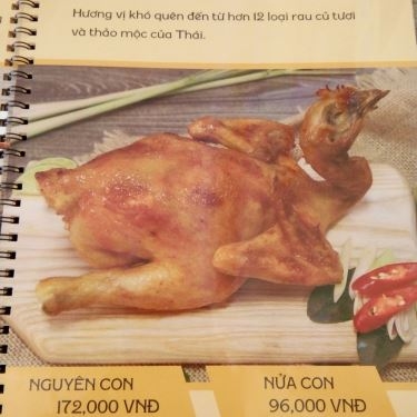 Thực đơn- Quán Ăn Gà Nướng Ò Ó O - 82 Tô Vĩnh Diện