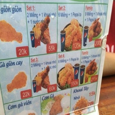 Tổng hợp- Quán Ăn Gà Rán Miu Miu - Sông Nhuệ