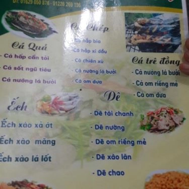 Thực đơn- Quán Ăn Tuyết Trọng - Gà Ri