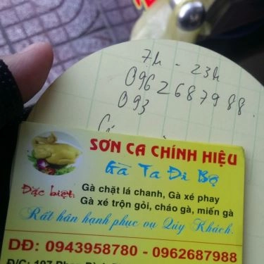 Tổng hợp- Quán Ăn Gà Ta Sơn Ca - Cháo Gà & Phở Gà