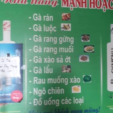 Thực đơn- Quán Ăn Gà Tươi Mạnh Hoạch - Kim Ngưu