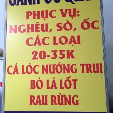 Tổng hợp- Quán Ăn Gành Ốc Quán