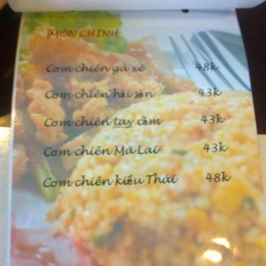 Thực đơn- Quán Ăn Garlic - Food & Coffee