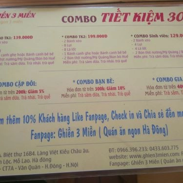 Tổng hợp- Quán Ăn Ghiền 3 Miền - Nguyễn Văn Lộc