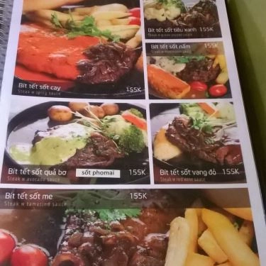 Thực đơn- Quán Ăn Gia Đình BB - Home Cook - Trung Hòa