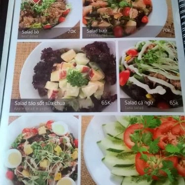Thực đơn- Quán Ăn Gia Đình BB - Home Cook - Trung Hòa