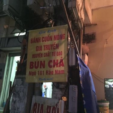 Thực đơn- Quán Ăn Gia Linh - Bánh Cuốn Nóng Gia Truyền
