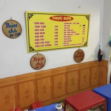Thực đơn- Quán Ăn Giang Béo - Bún Đậu Mắm Tôm