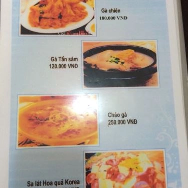 Thực đơn- Quán Ăn Gimbap Hàn Quốc - Tây Sơn
