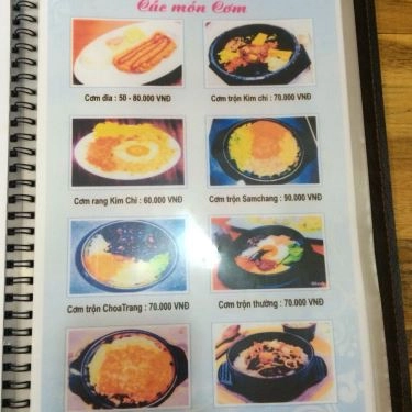 Thực đơn- Quán Ăn Gimbap Hàn Quốc - Tây Sơn