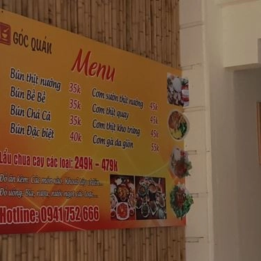 Thực đơn- Nhà Hàng Góc Quán - Cơm Tấm & Bánh Canh