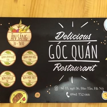 Thực đơn- Nhà Hàng Góc Quán - Cơm Tấm & Bánh Canh