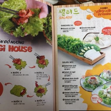 Thực đơn- Quán Ăn Gogi House - Nướng Hàn Quốc - Linh Đàm