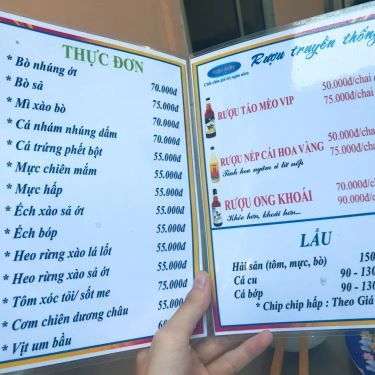 Thực đơn- Quán Ăn Gỏi Cá Bà Mỳ