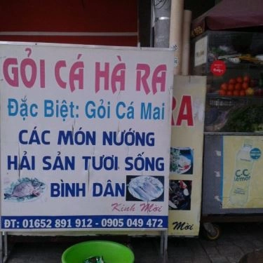 Thực đơn- Quán Ăn Hà Ra - Gỏi Cá