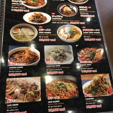 Thực đơn- Quán Ăn Gyu Mai - Món Nướng Nhật Bản