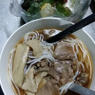Món ăn- Quán Ăn Quán Hà - Bún Mọc Sườn