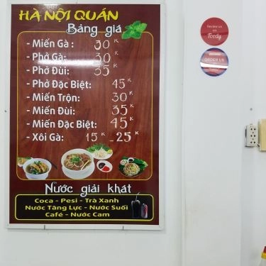 Thực đơn- Quán Ăn Hà Nội Quán - Phở, Miến & Xôi Gà