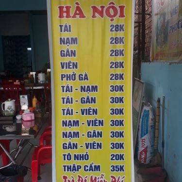 Thực đơn- Quán Ăn Quán Phở Hà Nội