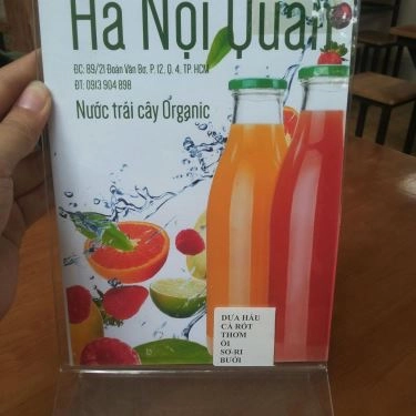 Thực đơn- Quán Ăn Hà Nội Quán - Đoàn Văn Bơ