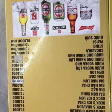 Thực đơn- Quán Ăn Hà Vịt 2 - Vịt Cỏ Vân Đình