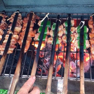 Món ăn- Quán Ăn Hai Anh Béo - Bún Chả Que Tre