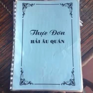 Thực đơn- Quán Ăn Hải Âu Quán - Hải Sản