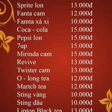 Thực đơn- Nhà Hàng Hải Đăng Restaurant - Hải Sản