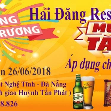 Thực đơn- Nhà Hàng Hải Đăng Restaurant - Hải Sản