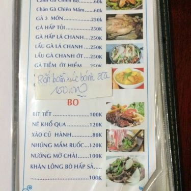 Thực đơn- Quán Ăn Hai Nù 3 - Hải Sản Tươi Sống