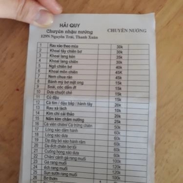 Tổng hợp- Quán Ăn Hải Quy - Lẩu & Nướng