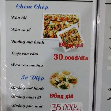 Thực đơn- Quán Ăn Hải Sản 1K